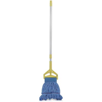 Looped Microfiber Commercial String Mop with Extendable Pole in Aluminum