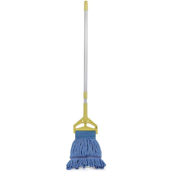 THE CLEAN STORE Looped Microfiber Commercial String Mop with Extendable Pole in Aluminum