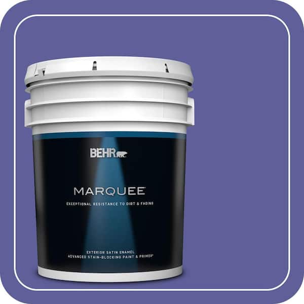 BEHR MARQUEE 5 gal. #P550-6 Wizards Potion Satin Enamel Exterior Paint & Primer