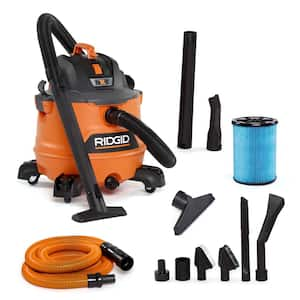 Ridgid 14 Gallon 6 Horsepower Red Wet/Dry Vac Model 1400RV With A Cart ( Ridgid 50348)