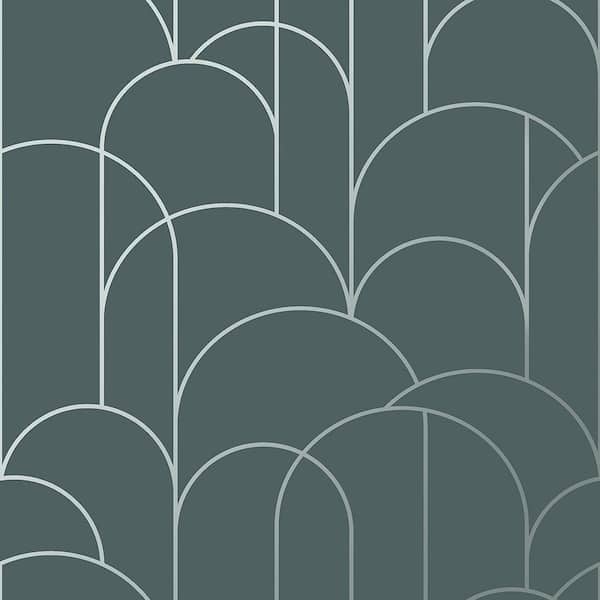 Engblad & Co Arch Slate Geometric Slate Wallpaper Sample