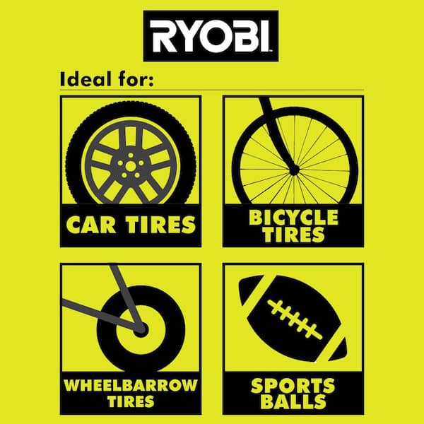 RYOBI - ONE+ 18V Cordless High Pressure Inflator (Tool Only)