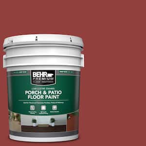 5 gal. #BIC-49 Red Red Red Low-Lustre Enamel Interior/Exterior Porch and Patio Floor Paint