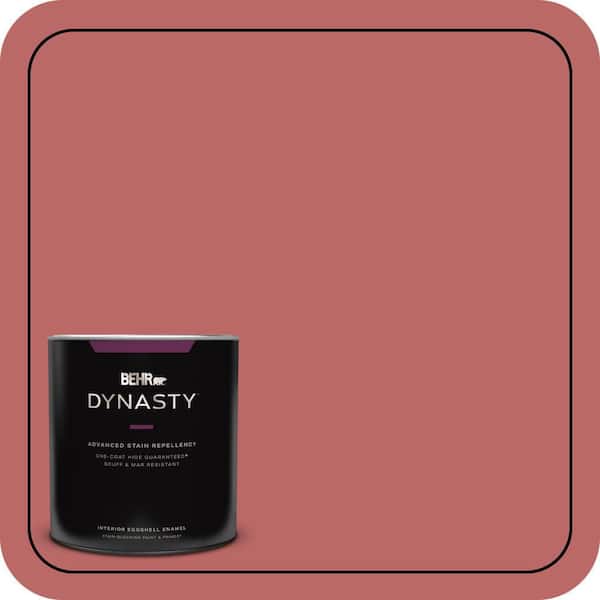 BEHR DYNASTY 1 qt. #MQ1-11 Drama Queen One-Coat Hide Eggshell Enamel Interior Stain-Blocking Paint and Primer