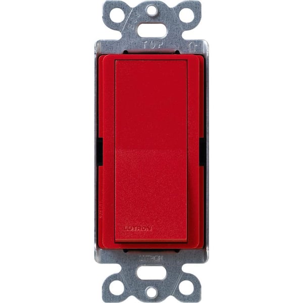 Lutron Claro On/Off Switch, 15 Amp/Single Pole, Hot (SC-1PS-HT)
