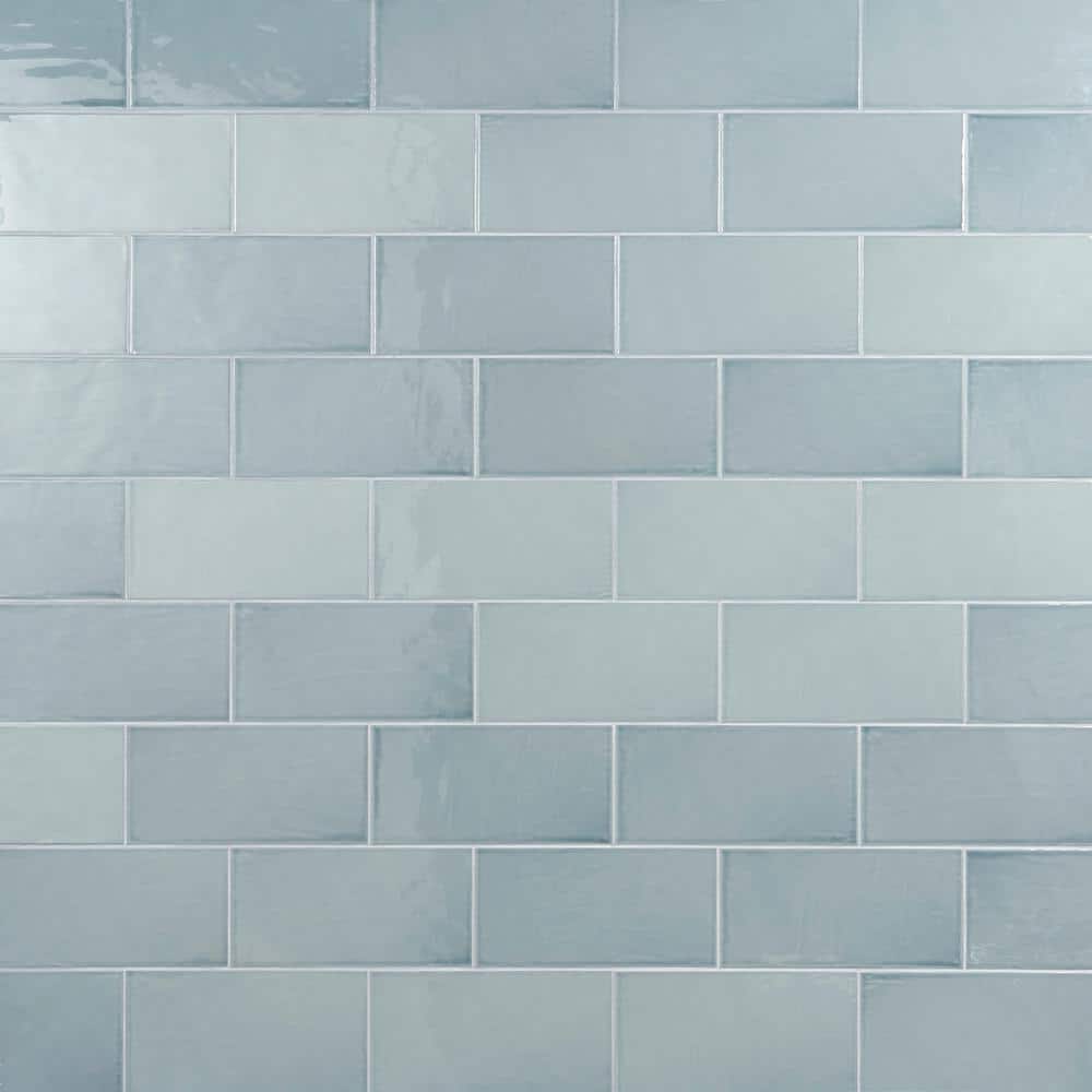 Siene Steel Blue 5 in. x 10 in. Ceramic Wall Tile Sample price history on PriceWatchPro