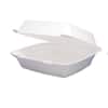 Dart Container Dart Large Foam Carryout, Food Container, 3-Compartment,  White, 9-2/5x9x3, DCC90HT3