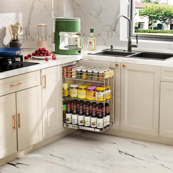 Pull Out Spice Rack Organizer for Cabinet – Homeibro