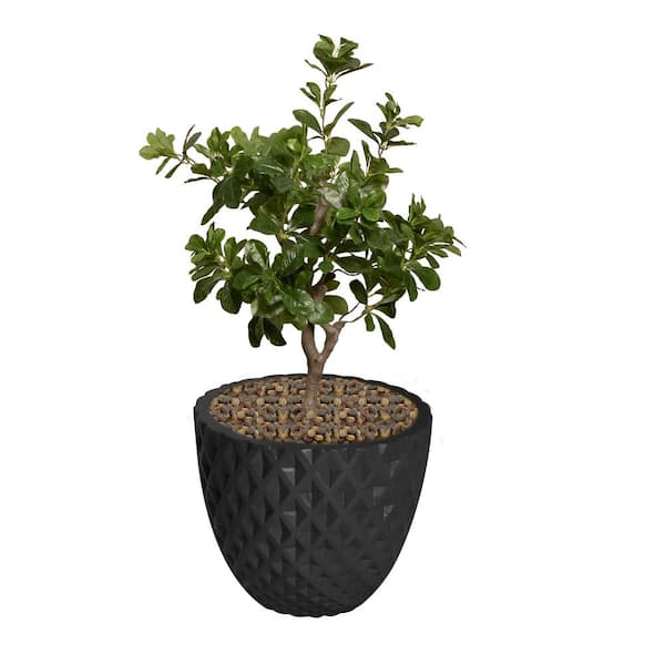 VINTAGE HOME 30 in. High Artificial Tung Tree with Fiberstone Planter