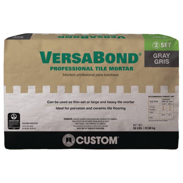 VersaBond 50 lb. Gray Professional Polymer-Modified Thinset Mortar