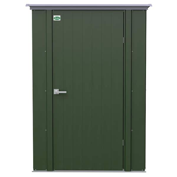 Scotts 5 ft. W x 3 ft. D x 6 ft. H Metal Garden Storage Cabinet Shed 12 sq. ft.