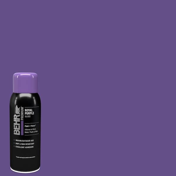 12 oz. #SP-121 Royal Purple Gloss Interior/Exterior Spray Paint and Primer Aerosol