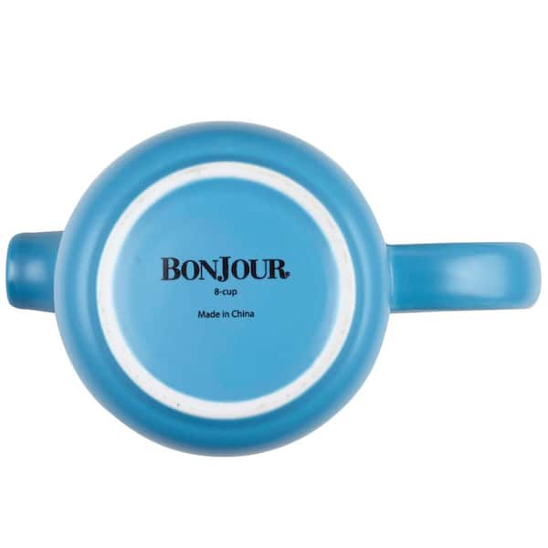 BonJour Maximus French Press, 8-Cup, Blue 