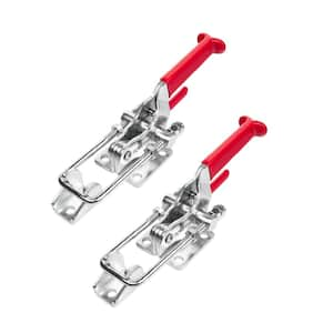 Heavy Duty Adjustable Latch-Action U Bolt Self-locking Toggle Clamps, 2000 lbs Holding Capacity, 40341 (2 Pack)