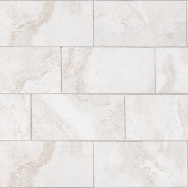 Daltile Canyon Gate Oyster White Matte 6 in. x 6 in. Glazed Porcelain Tile Sample