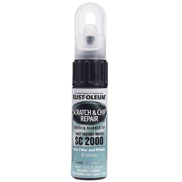 Rust-Oleum Automotive 0.5 oz. Gray Filler and Primer Scratch & Chip Repair Marker (6-Pack)
