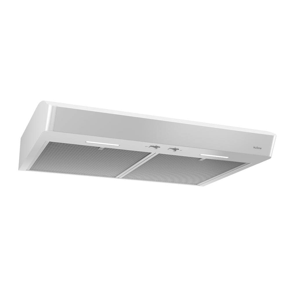 Broan-NuTone Mantra AVFS1 36 in. 375 Max Blower CFM Convertible Under-Cabinet Range Hood with Light in White