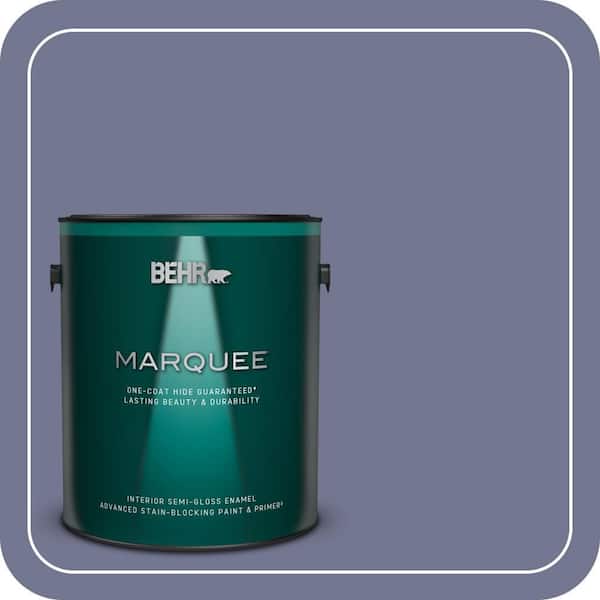 1 gal. #MQ5-07 Little Theater One-Coat Hide Semi-Gloss Enamel Interior Paint & Primer
