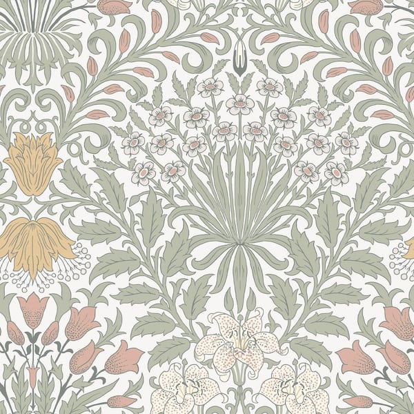 William Morris at Home Garden Soft Sage Wallpaper