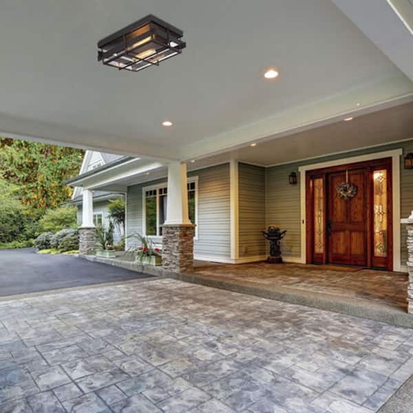 Muller Collection 2-Light Bronze Flush Mount