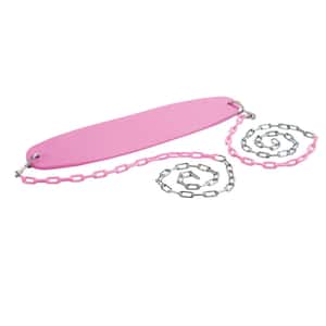 Ultimate Pink Belt Swing Seat with Chains