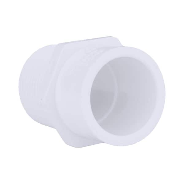 Charlotte Pipe 1 in. x 3/4 in. PVC Schedule 40 MPT x S Male Reducer Adapter
