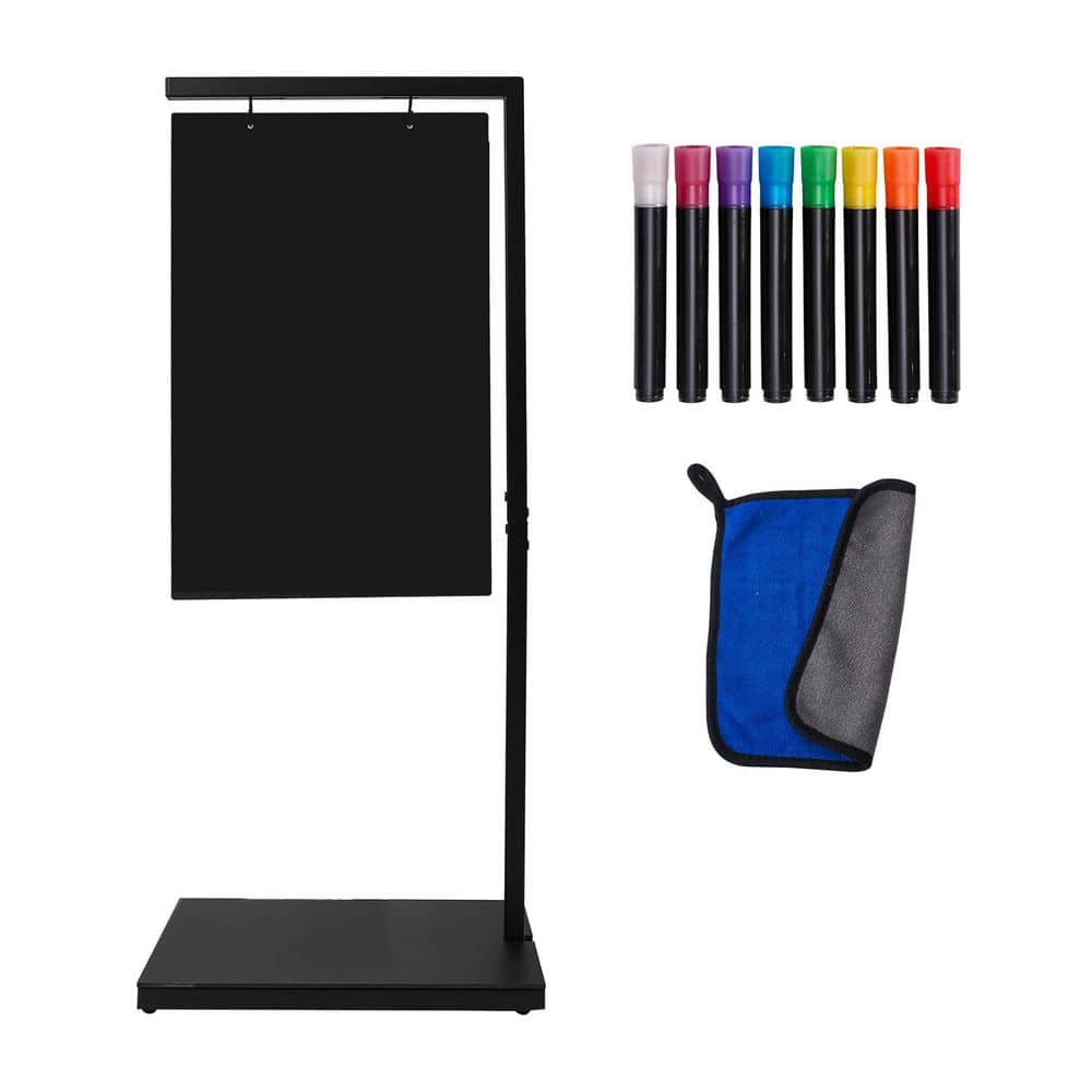 Afoxsos Double-Sided Hanging Outdoor Chalkboard Sign with Stand