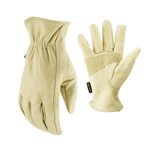 Large Grain Pigskin Leather Work Gloves