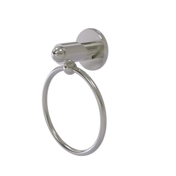 Allied Brass Soho Collection Wall Mounted Towel Ring Towel Ring in Satin Nickel