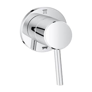 Concetto 1-Handle Diverter Valve Only Trim Kit in StarLight Chrome (Valve Sold Separately)
