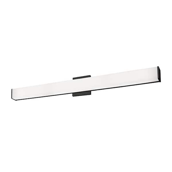 Kuzco Jane 36-in 1 Light 45-Watt Black Integrated LED Vanity Light ...