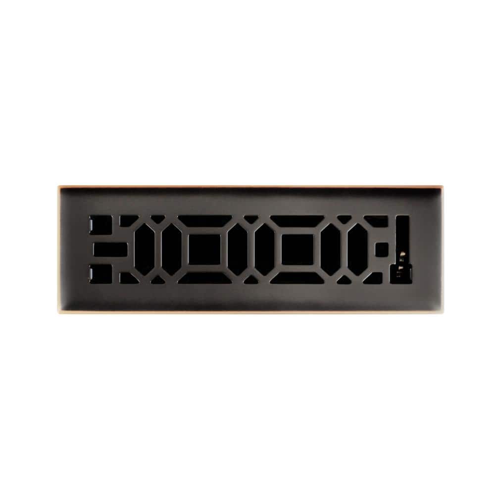 Oriental 2 in. x 10 in. Steel Floor Register in Oil Rubbed Bronze price history on PriceWatchPro