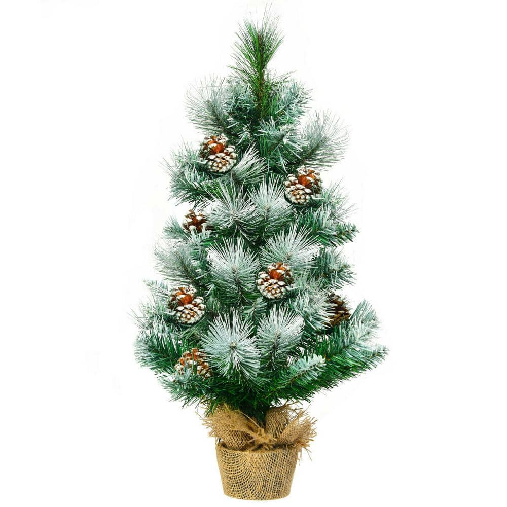 Decor Store 3Pcs Tree Shape Christmas Pendant Pile Coating