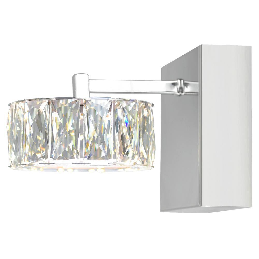Milan LED Bathroom Sconce With Chrome Finish price history on PriceWatchPro