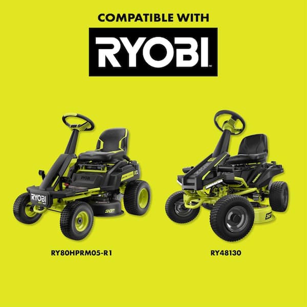 Have a question about RYOBI Bagger for RYOBI 30 in. Riding Lawn