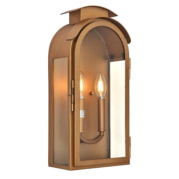 Ori Rub Bronze 8.25 in. 1-Light Outdoor Wall Sconce 2475-7-DG - The ...