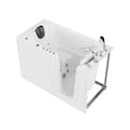 HD Series 60 in. Right Drain Quick Fill Walk-In Whirlpool and Air Bath Tub with Powered Fast Drain in White