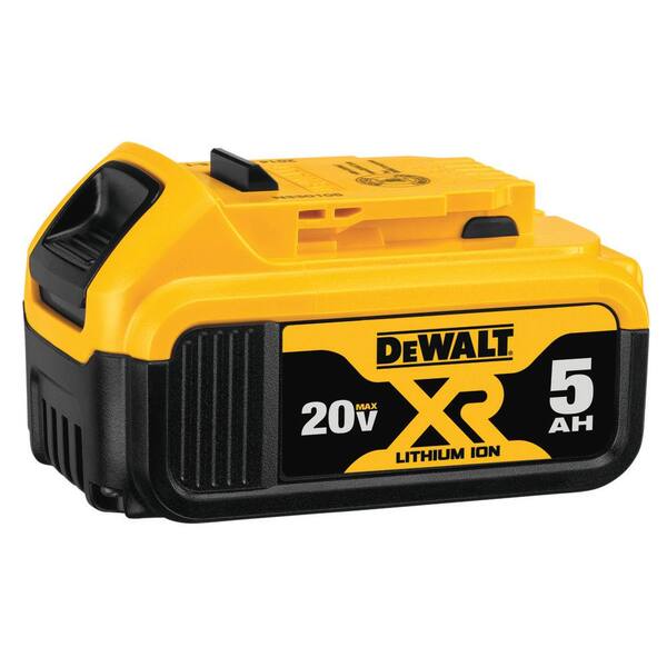 DEWALT 20 Volt MAX XR Lithium-Ion 5.0 Ah Premium Tool Battery (2