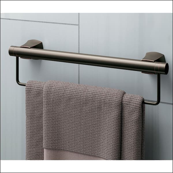 Bathroom Oil Rubbed Bronze Towel Things Shelf Rack Bar Wall Mounted Accessory 