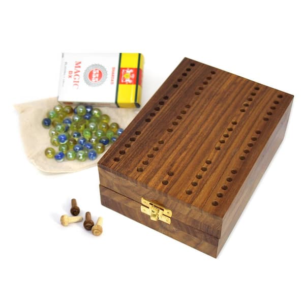 Mosaic Tic Tac Toe - Wooden Strategy Game-236V