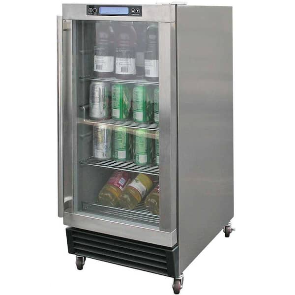 Cal Flame 3.25 cu. ft. Built-In Outdoor Refrigerator in Stainless Steel
