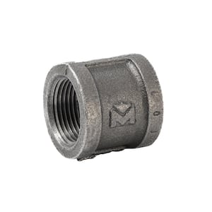 1 in. Black Malleable Iron FPT x FPT Coupling Fitting