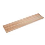 10 ft. L x 25 in. D x 1.5 in. T Finished Maple Solid Wood Butcher Block Countertop With Square Edge