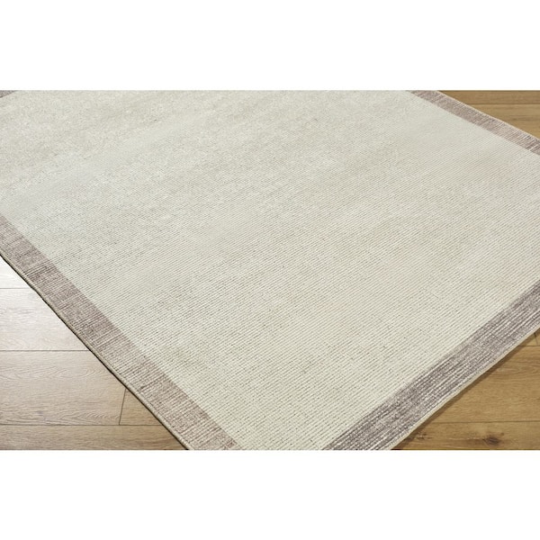 Livabliss x Our PNW Home Olympic Ivory/Brown 8 ft. x 10 ft. Cottage Indoor Area Rug