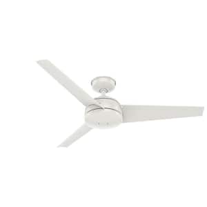 Trimaran 52 in. Indoor/Outdoor Fresh White Ceiling Fan with Wall Switch