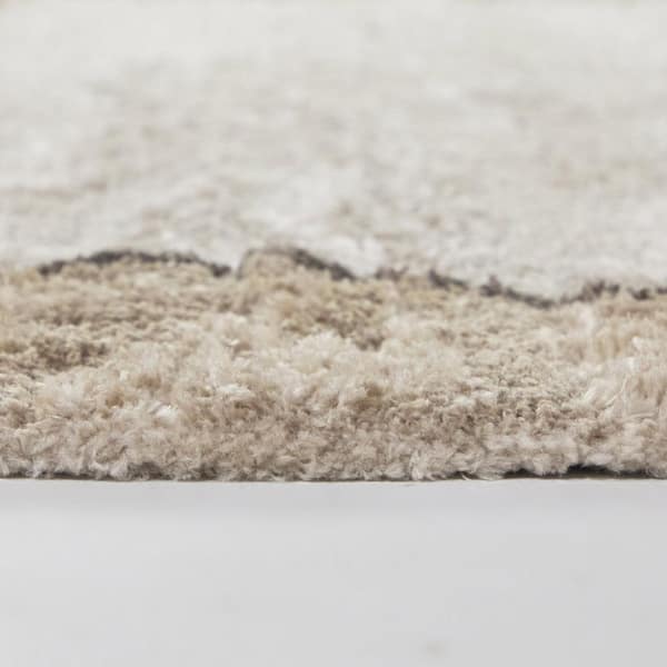 Callahan Taupe 5 ft. 3 in. x 7 ft. Border Area Rug