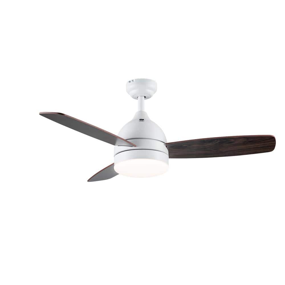 River of Goods Mara 42 in. Integrated LED White Ceiling Fan with Light