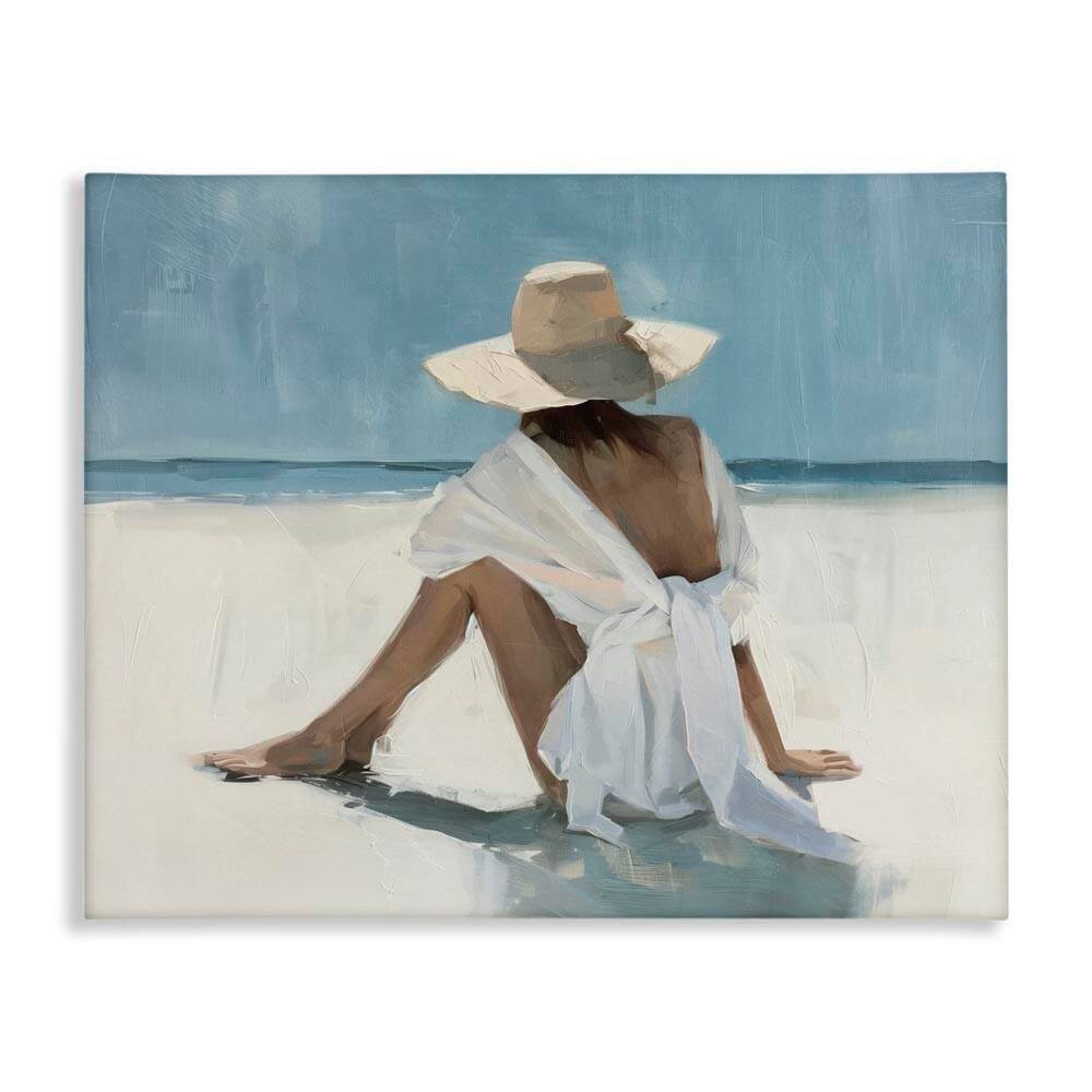 Ocean Dream Woman by Svetlana Aleynikova Unframed People Graphic Art Print 30 in. x 40 in. price history on PriceWatchPro