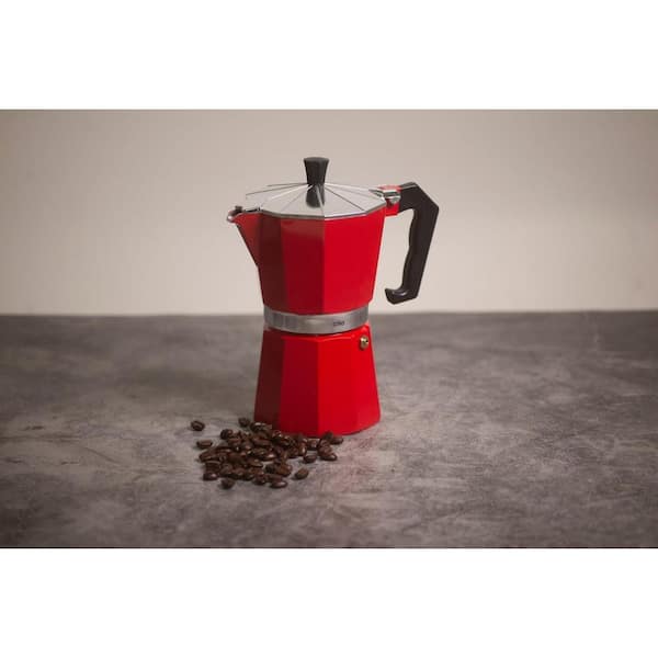 Mr. Coffee Brixia 3-Piece 6 Cup Stove Top Espresso Maker