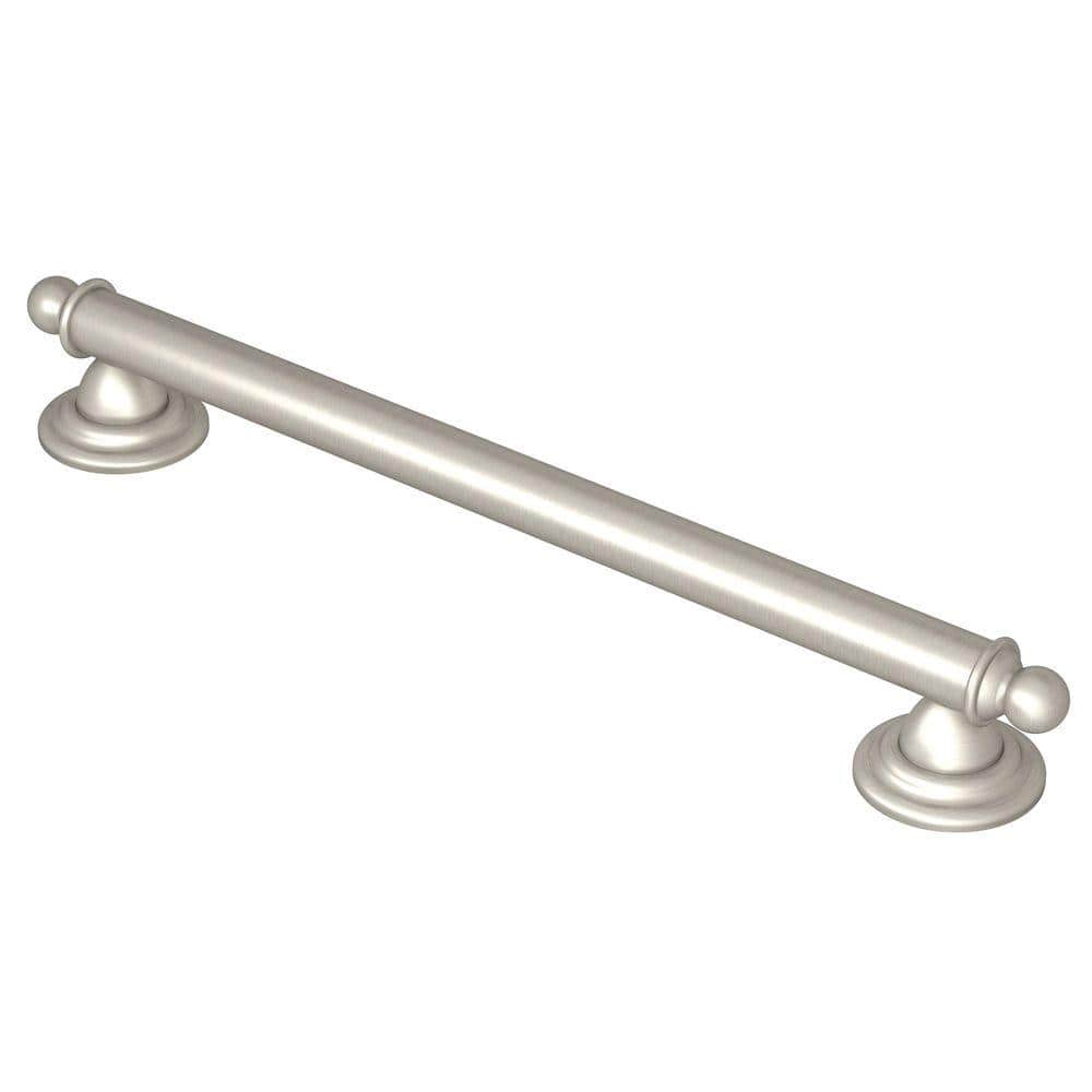MOEN Brantford 12 in. Grab Bar in Brushed Nickel YG2212BN The Home Depot